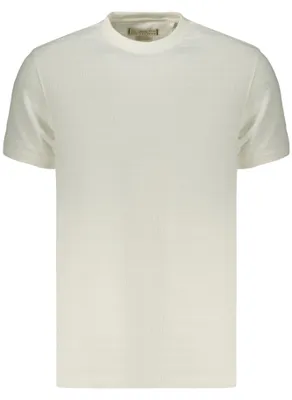 Produktbild von Weißes Herren T-Shirt Regular Fit mit Kontrastdetails & Logo