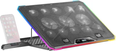 Image de Mars Gaming Cooling Stand MNBC23 pour ordinateurs portables jusqu'à 17"/ Eclairage LED