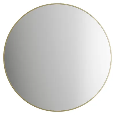 Produktbild von Spiegel rund Talos Picasso gold Ø 60 cm - mit hochwertigem Aluminiumrahmen für stilvolles Ambiente - Perfekter Badezimmerspiegel Rund, der Eleganz und Funktionalität vereint