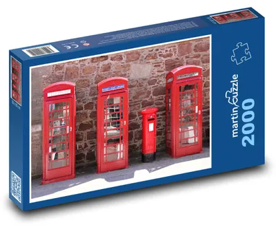 Produktbild von Puzzle 2000 Telefonzellen in Großbritannien - martinpuzzle