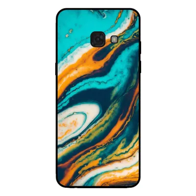 Produktbild von Smartphonica Handytasche für Samsung Galaxy A5 2017 Marmoroptik - Rückseite Marmorhülle - Grün