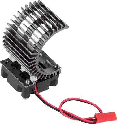 Obrázok produktu pre Chladič s chladiacim ventilátorom pre elektrický motor RC auta v mierke 1 /10 540 /550 (čierny)