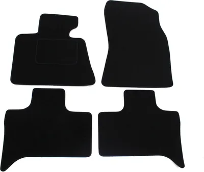 Image de Tapis De Sol Noir Velours Pour BMW X5 E53 2000-2006 4pcs, Ajustement précis, Base Antidérapante, Renforcée dans la Zone de la Pédale
