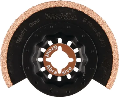 Produktbild von Makita Eintauch und Segmentsägeblatt HM/RIFF, 65 mm, TMA071 Starlock - 70 mm - HM / RIFF - TMA071 - Fließenfugen / weiche Wandfließen