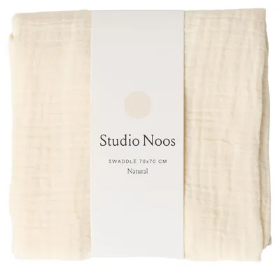 Produktbild von Studio Noos Swaddle - Natur - 70x70 cm