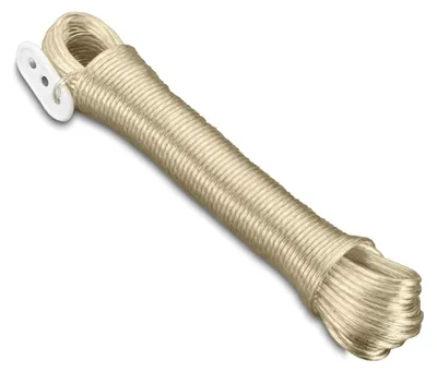 Stahltau für Wäscheleine, 20 m, 2,4 mm Ø