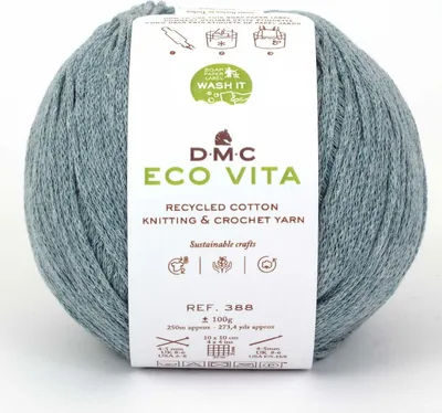 Produktbild von DMC Eco Vita – Garn aus 80 % recycelter Baumwolle & 20 % recycelten Fasern, 388, (Farbe 117)