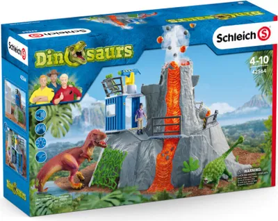 Produktbild von Schleich Vulkan-Expeditionsbasis – Spielset für Dinosaurierabenteuer