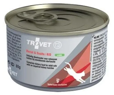 Zdjęcie produktu dla TROVET Renal & Oxalate RID Lamb - mokra karma dla kotów - 100 g