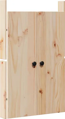 Produktbild von Möbel Küchentüren 50x9x82 cm aus massivem Kiefer - Schranktüren 868169
