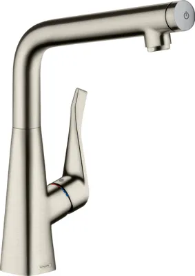 Produktbild von Hansgrohe Metris Spültischmischer Select Schwenkauslauf Edelstahl-Optik