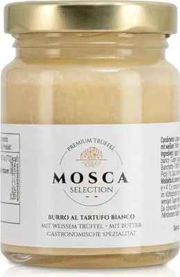 Produktbild von Trüffelbutter Mosca - Edle Trüffelbutter mit echtem weißem Trüffel - 75g
