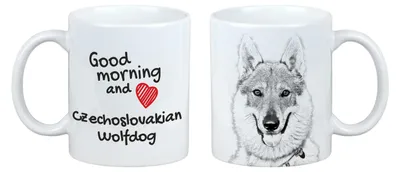 Produktbild von Art-Dog Keramiktasse Tschechoslowakischer Wolfhund