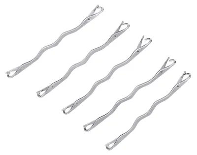 5 Handarbeitsnadeln, doppelendig, Edelstahl, Nähset