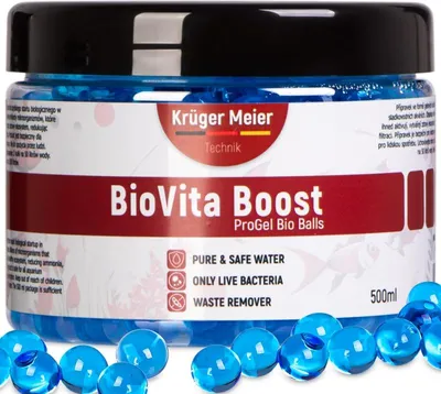 Obrázek produktu pro Kruger Meier BioVita Boost - bakterie v gelových kuličkách do akvária