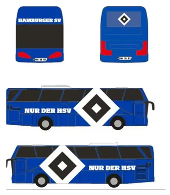 Produktbild von Hamburger SV HSV Nur der HSV Spielzeugbus