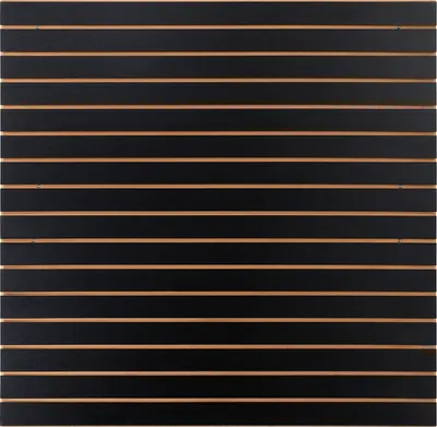 Obrázek produktu pro SucceBuy lamelové stěnové panely, 4 x 2 stopy, černé garážové stěnové panely, 24 palců V x 48 palců D (sada 2 panelů), odolné pro organizaci prodejních, garážových a řemeslných prostorů