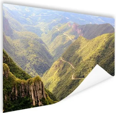 Produktbild von MuchoWow® Poster Kurvenreiche Bergstraße Brasilien 120x80 cm - Bilder