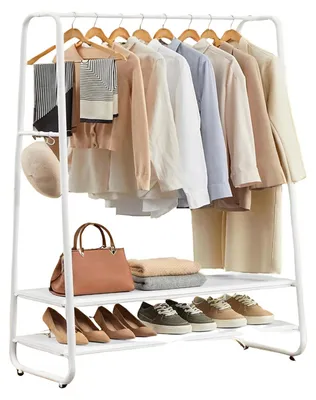 Immagine prodotto di Appendiabiti bianco – Organizzatore per abiti – Salvaspazio – 45 x 100 x 160 cm