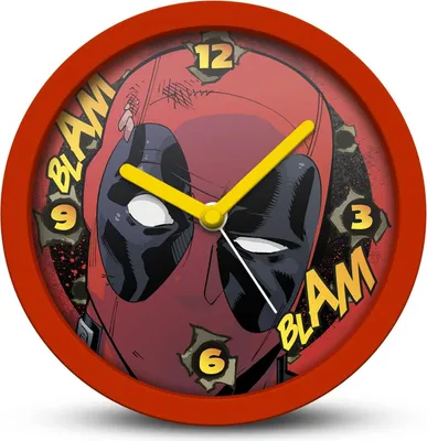 Productafbeelding van Marvel Bureauklok Deadpool "Blam Blam"