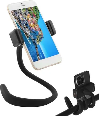 Produktbild von Famanu Telefonhalter Flexibel und Universell Verstellbar - Für Bett und Schreibtisch