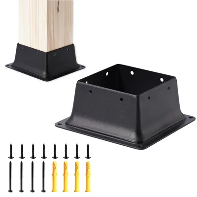 Obrázok produktu pre Solidchoice – Základová doska 10,2 x 10,2 cm pre drevené stĺpiky