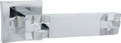 Produktbild von DOMINO Türgriff Drückergarnitur | Türklinke für Zimmertür, Bürotür, Kellertür & Innentür | Türbeschläge aus Znal | Bronze Türdrückergarnitur| TORO-QR M6