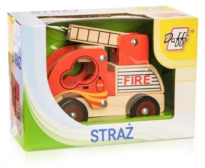 Produktbild von Holzauto – Feuerwehr – Daffi