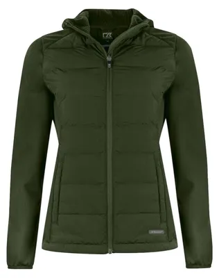 Produktbild von Cutter & Buck - "Oak Harbor" Steppjacke für Damen ET132 (XS) (Efeu-Grün)