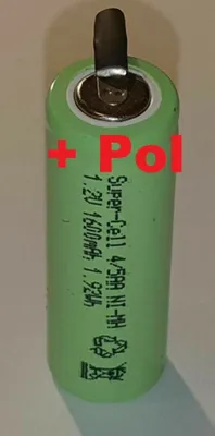 Produktbild von Ersatz Akku NiMH für Braun Oral B 4729 4716 3756 1,2V 1600mAh