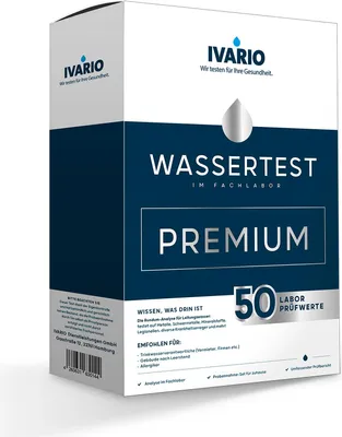 Produktbild von Ivario Premium Wassertest, 50 Parameter inkl. Test auf Legionellen
