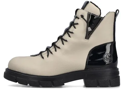 Produktbild von Rieker Z9152 Stiefeletten Crema/Schwarz Größe EU 39