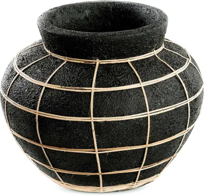 Immagine prodotto di Bazar Bizar Il Vaso Belly - Nero Naturale - M