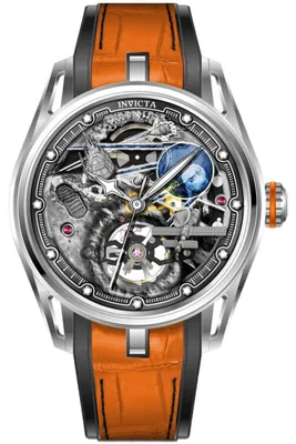Zdjęcie produktu dla Invicta Celestial 69529 Zegarek męski - Mechanizm automatyczny - Stal nierdzewna z szarą tarczą - 44 mm