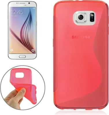 Produktbild von Handyhülle TPU-Schutzhülle für Samsung Galaxy S6 SM-G920F Rot
