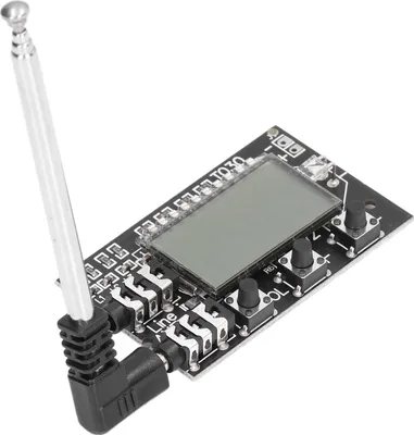 Image de Carte émettrice FM LCD numérique 2 canaux 76MHz?108MHz Module audio stéréo 3.6V?15V