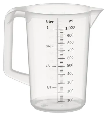 Obrázok produktu pre APS-Germany 30047, 1 L, ml, Polypropylén (PP), Priehľadná, Nemecko, 120 mm