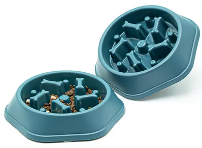 Immagine prodotto di Omgoods - 2 ciotole per cani, slow feeder, per un'alimentazione sana