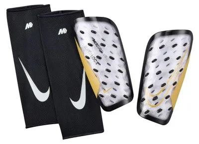 Produktbild von Nike - Fußball-Schienbeinschutz "Mercurial Lite", SuperLock PP4278 (L) (Weiß/Schwarz)