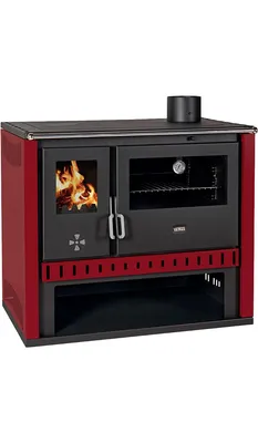Produktbild von Küchenofen Holzherd PRITY GT FS S Burgundy - 15kW,