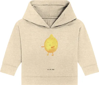 Produktbild von Mr. & Mrs. Panda Organic Baby Hoodie Beste Freunde Zitrone 12. - 18. Monat - Natural Raw - Geschenk, Fehlende Keywords, Lustige Sprüche, Kapuzenshirt, Kapuzensweatshirt