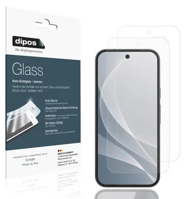 Image de 2x Protection écran pour Google Pixel 11 Pro mat Verre souple Film Protecteur 9H dipos