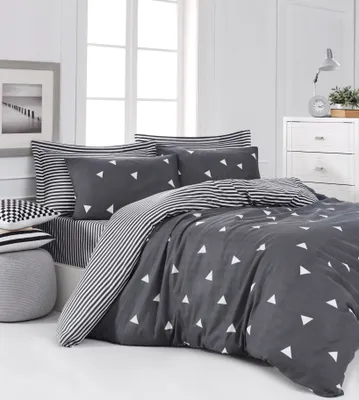 Produktbild von L'Essentiel Linge de Maison, Begonvilla- EPJ4425, Grau,Weiß, Bettdecken, 65% Baumwolle / 35% Polyester