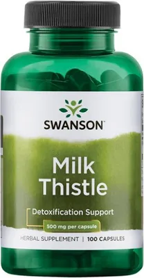 Produktbild von Mariendistel 500 mg 100 Kapseln Swanson Health Products