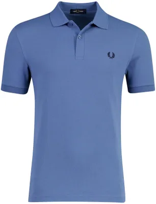 Produktbild von Poloshirt 2-Knopf-Piqué Fred Perry blau 100% Baumwolle