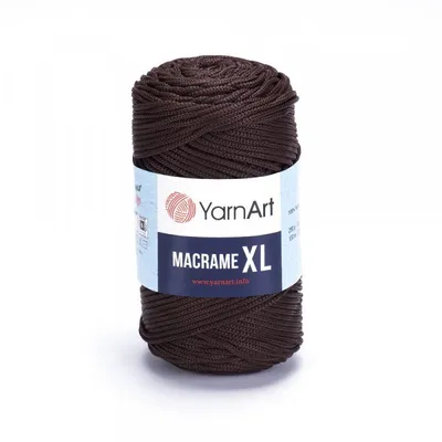 Obrázek produktu pro YarnArt Macrame XL příze 250 g / 100 m - barva 157 čokoládová - makramé příze