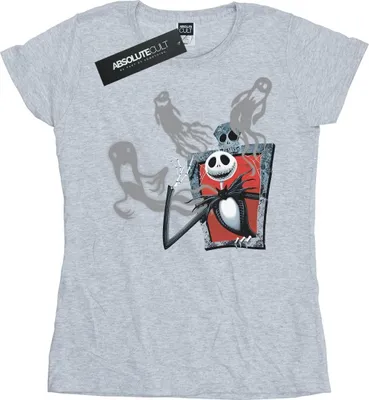 Produktbild von Disney - "Nightmare Before Christmas Ghosts Of Jack" T-Shirt für Damen BI35612 (S) (Grau)