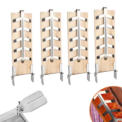 Obrázok produktu pre Jiubiaz Flame Salmon Board Doska z nehrdzavejúcej ocele Flame Salmon Board Set of 4