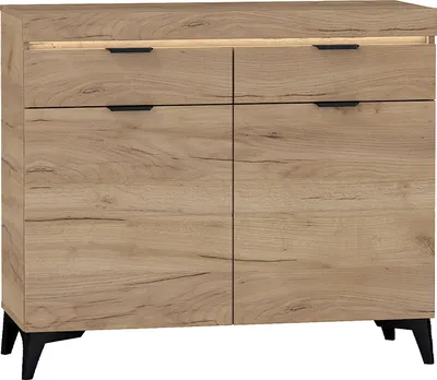 Produktbild von Buffet Ruben mit 2 Schubladen und 2 Türen, Holzoptik, 105cm