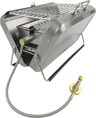Produktbild von Gardinger Camping-Gasgrill BBQ42 kleinster Koffergasgrill für unterwegs